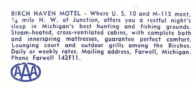 Birch Haven Motel - Postcard (newer photo)